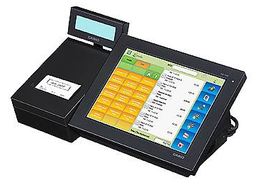 Pack caisse enregistreuse tactile Casio QT-6600 + Son Logiciel