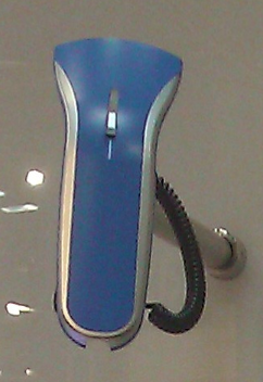 La douchette laser Opticon OPR2001, en bleu