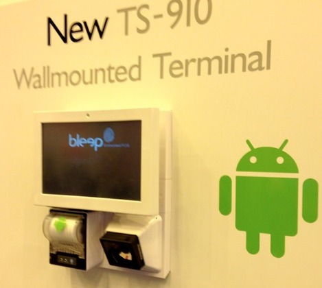 Bleep TS-910 / TS-915: avec TPE sans contact et version murale Android intgrant imprimante-ticket et scanner! (3e partie)