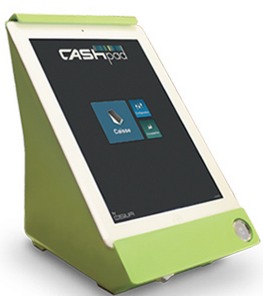 Le CashPad en vert Le CashPad en vert