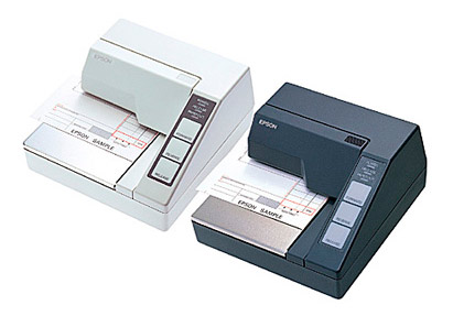 Imprimantes  plat Epson TM-U295 et TM-U590, pour l'impression de chques et de facturettes