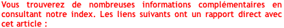 info sur l'index des matériels de caisse info sur l'index des matériels de caisse