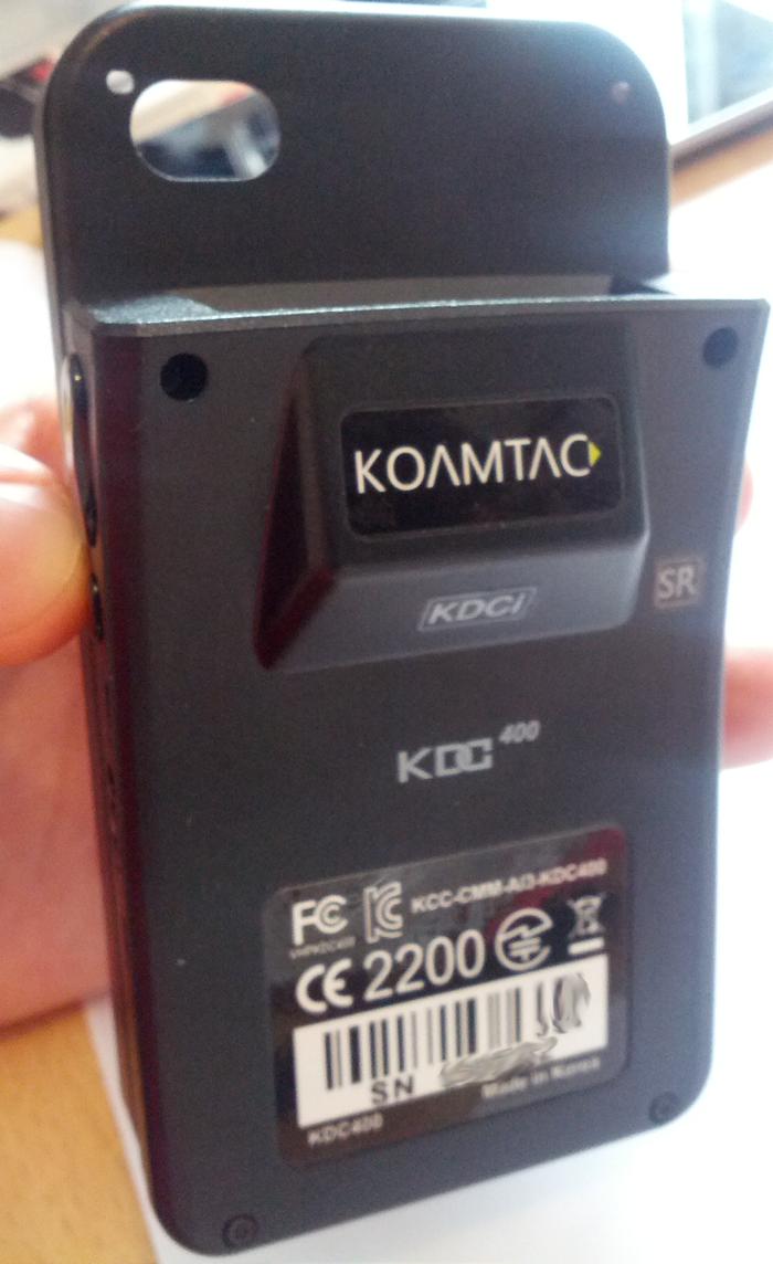 Caisse'Mag - Scanner code-barre KoamTac KDC 400 fixé sur mobiles IOS ou  Android (1re partie : ergonomie et prise en main)