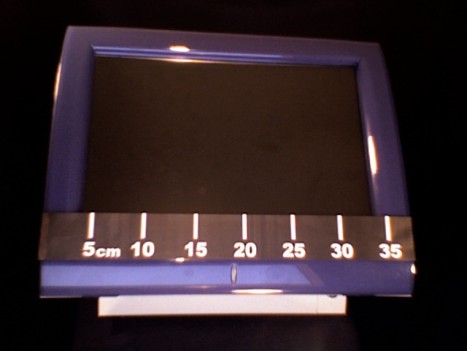 mesure de la largeur de l'cran du TPV POSligne Odyss