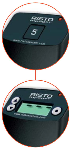 pagers risto system avec et sans cran