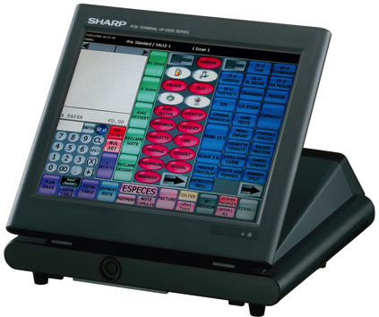 terminal point de vente sharp up-x300