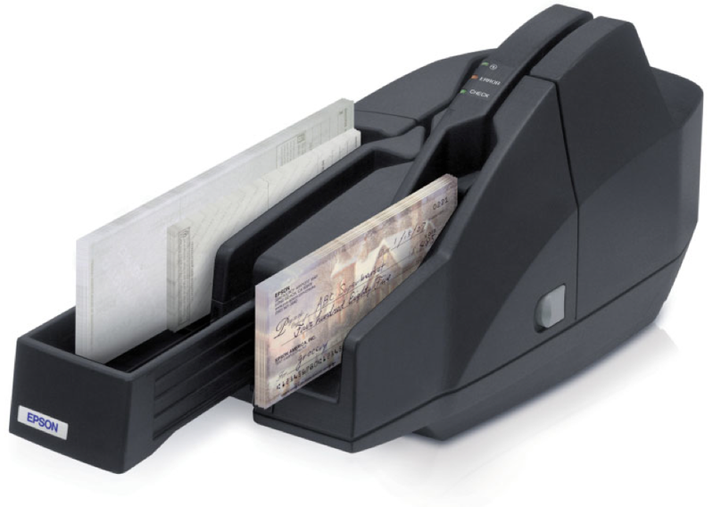 Epson TM-S1000 : lisez, traitez, et remplissez automatiquement ch�ques-cadeaux, bons de r�duction, ch�ques, et tickets-restaurants !