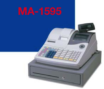 Caisse'Mag - Caisse enregistreuse Toshiba Tec MA-1595 : Le haut de